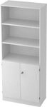 Regalschrank, B 800 x T 420 x H 2004 mm, 5 OH, 5 B&ouml;den, 2 T&uuml;ren,...