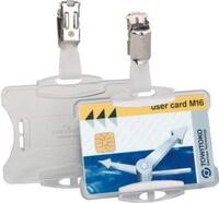 Durable Hartbox mit Clip, transparent, offen, 25 St. 69340