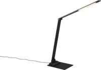 TRIO LED-Tischleuchte TRAVIS, 6,5 W, 650 lm, dimmbar, USB-Ladefunktion, schwarz