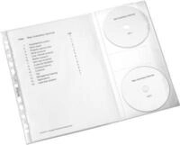 LEITZ&reg; Prospekth&uuml;lle 4761 mit CD-Klappe, DIN A4, oben offen, 5 St&uuml;ck