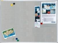 Franken Pinnwandtafel Pin'n'Mag X-tra!Line, Textil + Metallgitter,...