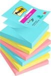 Post-it&reg; Haftnotizen Super Sticky Z-Notes Cosmic R330-6SS-COS, 76 x 76 mm, farbig, 6