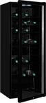 Exquisit Glast&uuml;rk&uuml;hlschrank GKS240-GT-160C Schwarz 237 l, Umluft, 6 Ablagen,