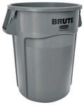 Abfallbeh&auml;lter rubbermaid Brute, 166,5 l, rund, UV-Blocker, L 612 x B 717 x H 796