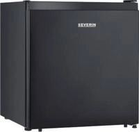 SEVERIN Mini K&uuml;hlschrank KB 8879, Schwarz, Kunststoff, 45 l, K&auml;ltefach, 2