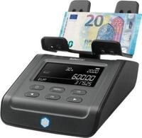 Geldwaage Safescan 6165 G3, f&uuml;r M&uuml;nzen & Banknoten, 13 vorinstallierte W&auml;hrungen,