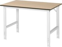 Arbeitstisch, MDF-Platte, B 1250 x T 800 x H 760-1080 mm
