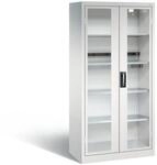 C+P Akkuladeschrank Basic mit Sichtfenster aus Acrylglas, H 1950 x B 930 x T 500 mm,