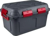 Aufbewahrungsbox Sunware Q-LINE, 130L, wasserdicht, mit Griff und Rollen, 6