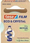 tesafilm&reg; eco & crystal Klebeband, transparent, rei&szlig;fest, L 10 m x B 19 mm, 1 Rolle