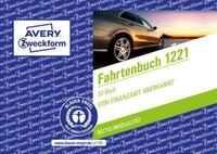 Avery Zweckform Avery&reg; Zweckform Fahrtenbuch 1221, f&uuml;r PKW, A6 quer,