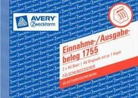 AVERY&reg; Zweckform Einnahme-/Ausgabebeleg Nr. 1755