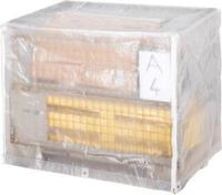 Abdeckhaube mit 2 Rei&szlig;verschl&uuml;ssen, transparent 94976