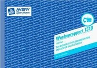 AVERY&reg; Zweckform Wochenrapport, 2 Blatt Nr. 1310