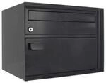 Rottner Paketbriefkasten Enzian, CH-Norm, Wandmontage/freistehend, 2 F&auml;cher,