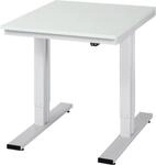 Arbeitstisch Serie adlatus 300, Melamin-Platte, B 750 x T 1000 x H 720 - 1120 mm