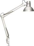 MAUL LED-Tischleuchte Study, B&uuml;ro, Klemmfu&szlig;, silber
