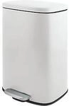 SPIRELLA Treteimer AKIRA, 30 Liter, Tretmechanismus, L 343 x B 235 x H 629 mm, weiss