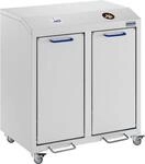 Wertstoffsammler G-collect X 2001, L 720 x B 490 x H 800 mm, 2-fach