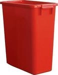 Abfallbeh&auml;lter ohne Deckel, 60 Liter, rot