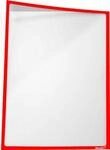 Infotasche, magnetisch, PET-Folie, B 435 x H 312 mm, hoch/quer, rot, 5 St&uuml;ck