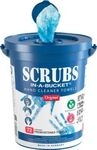 Handreinigungst&uuml;cher SCRUBS&reg; IN-A-BUCKET&reg;, mit Orangenduft, blau,