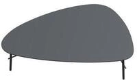 Beistelltisch meet by Paperflow Lazy, Trapezform, furniertes MDF, Stahlgestell, B 930