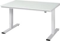 Arbeitstisch Serie adlatus 300, Melamin-Platte, B 1500 x T 1000 x H 720 - 1120 mm