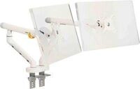 Monitorarm BakkerElkhuizen BE Flexible Dual, f&uuml;r 2 Monitore, bis 10 kg, dreh-, neig-