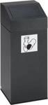 VAR Wertstoffsammler, Inhalt 45 Liter, antik-silber