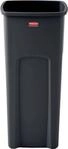 Rubbermaid Abfallbeh&auml;lter Untouchable&reg;, ohne Recycling-Logo, 87 Liter, schwarz