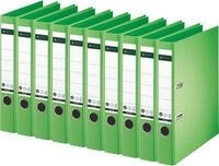 LEITZ&reg; Ordner 1007/1008, DIN A4, R&uuml;ckenbreite 52 mm, 10 St&uuml;ck, gr&uuml;n