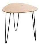 HAKU Beistelltisch, quadratisch, Stahl lackiert, Ablage MDF...
