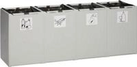 Wertstoff-Sammelsystem 2000, 60 Liter, Vierer-Element, Lieferung ohne Deckel!