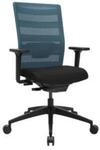 Topstar B&uuml;rostuhl AirWork, mit Armlehnen, Auto-Synchronmechanik, Muldensitz,