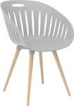 Outdoor-Stuhl Topstar T2023, 2 St&uuml;ck, ergonomische Kunststoffschale, F&uuml;&szlig;e ein- und