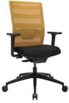 Topstar B&uuml;rostuhl AirWork, mit Armlehnen, Auto-Synchronmechanik, Muldensitz,