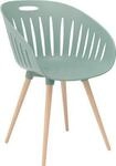 Outdoor-Stuhl Topstar T2023, 2 St&uuml;ck, ergonomische Kunststoffschale, F&uuml;&szlig;e ein- und