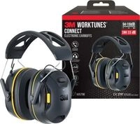 3M Kapselgeh&ouml;rschutz WorkTunes Connect, elektronisch, wasserbest&auml;ndig,