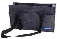 magnetoplan Desk Sharing Bag ecoAware Filz grau, 450x250x150 mm, 10+ F&auml;cher, bis 10