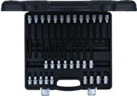 KS-Tools Bit-Stecknuss-Satz, 1/2 " ", 30-teilig, in schwarzem Tragekoffer 671750