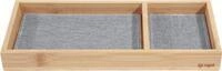 Schreibtisch Organizer Sigel Eyestyle, rechteckig, 2 F&auml;cher, Textileinlagen aus