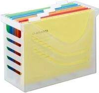 H&auml;ngeregisterbox Jalema Re-Solution A4 f&uuml;r 15 H&auml;ngemappen, inkl. 5 Mappen,