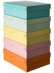 Archivbox Falken PURE Box Pastell A4, f&uuml;r bis zu 1250 Blatt, mit Beschriftungsfeld,