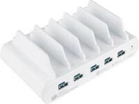 USB-Desktop-Schnellladestation Good Connections, 10er-Port mit 5 x USB-C + 5 x...