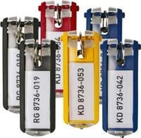 Schl&uuml;sselanh&auml;nger Key Clip, sortiert, 6 St&uuml;ck