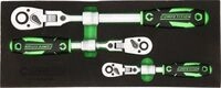 KS-Tools Teleskop-Ratschen-Satz COMPETITION, 1/4 " "+3/8 " "+1/2 " ", 3-teilig, in