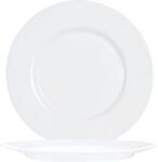 Arcoroc Everyday Uni Flacher Teller 26,5 cm, Blanc, geh&auml;rtetes Glas,...