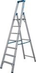 KRAUSE STABILO Stehleiter 7 Stufen R13, Lochbild selbstreinigend, Plattform R13,