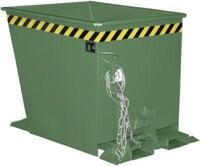 Kippbeh&auml;lter GU-RZ55, f&uuml;r Routenz&uuml;ge, Kipp- und Rutschsicherung, 550 l, RAL...